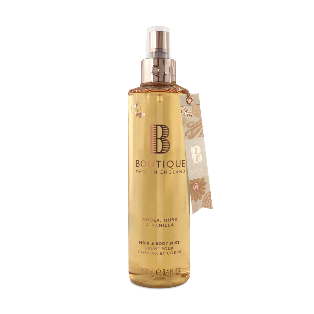 Міст для тіла та волосся Grace Cole Hair &amp; Body Mist Boutique Amber Musk &amp; Vanilla, 250 мл